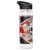 Puckator Reusable 550ml Water Bottle with Flip Straw - Union Jack Skulls and Roses