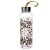 Puckator 500ml Reusable Plastic Water Bottle with Metallic Lid - Wisewood Botanical