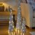 Three Kings GlitterTrees (Set of 3) - Silver