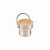 &Again 750ml Double Wall Bottle with Bamboo Lid - Putty