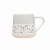 Siip Dipped Dotted Mug Light Grey