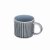 Siip Fundamental Embossed Lines Mug - Navy