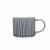 Siip Embossed Lines Mug Navy