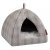 Zoon Grey Plaid Cat Igloo