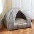 Zoon Grey Plaid Cat Igloo