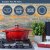 Blackmoor Cast Iron 2.5L Casserole Dish - Red