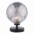 Dar Esben Touch Table Lamp Matt Black with Smoked Dimpled Glass