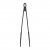 Chef Aid Black Nylon Tongs