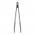 Chef Aid Black Nylon Tongs