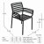 Cube Dining Table With 6 Doga Chair Set Anthracite
