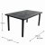 Libeccio Dining Table With 6 Doga Chair Set Anthracite