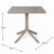 Clip 70Cm Table With 4 Net Chair Set Turtle Dove