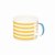 Siip Horizontal Stripe Short Mug Yellow