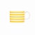 Siip Horizontal Stripe Short Mug Yellow
