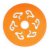 Zoon Tough Dog Toys - Dog Spinner 25cm