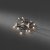 Konstsmide Battery Operated Set of 20 LED Cherry Lights with Black Wire - Warm White