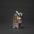 Konstsmide Battery/USB Operated Set of 3 Small Houses with Amber LED