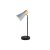 Oaks Lighting Sylva Table Lamp with USB Grey