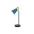 Oaks Lighting Sylva Table Lamp with USB Teal