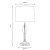 Oaks Lighting Hika Touch Table Lamp Chrome