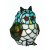 Oaks Lighting Tiffany Style Owl Novelty Light