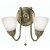 Oaks Lighting Altair Double Wall Light Antique Brass