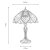 Oaks Lighting Tiffany Style Orsino Table Lamp