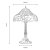 Oaks Lighting Tiffany Style Peonies Table Lamp