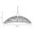 Oaks Lighting Helios Single Pendant with 1000mm Cord Gold