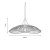 Oaks Lighting Helios Single Pendant with 1200mm Cord Black