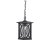 Oaks Lighting Orton Outdoor Porch Light with Chain Black