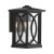 Oaks Lighting Orton Large Outdoor Wall Light Black