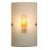 Oaks Lighting Muro Wall Light Amber Glass