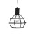 Oaks Lighting Kersen Single Pendant Black