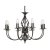 Oaks Lighting Tuscany 8 Light Chandelier Antique Silver