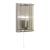 Oaks Lighting Fern Wall Light Antique Chrome