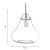 Oaks Lighting Turua Pendant 420 x 320mm Antique Chrome