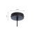 Oaks Lighting Leticia 250mm Pendant Black