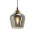 Oaks Lighting Arion Brandy Glass Shaped Pendant Smoked