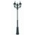 Oaks Lighting Cardinal 3 Head Outdoor Lamp Post Black