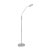 Oaks Lighting Surenta LED Floor Lamp Silver Grey
