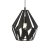 Oaks Lighting Pylos Large Pendant Black