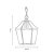 Oaks Lighting Dulverton Pendant Chrome