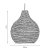 Oaks Lighting Wels Natural Rattan Non-Electric Pendant