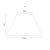 Oaks Lighting Linen Coolie Shade Mocha - Various Sizes