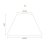 Oaks Lighting Cotton Coolie Shade Black - Various Sizes