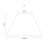 Oaks Lighting Cotton Coolie Shade Black - Various Sizes