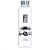 Puckator Fiat 500 Retro Glass Water Bottle with Protective Sleeve