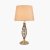 Pacific Lifestyle Jenna Metal Twist Detail Table Lamp - Silver