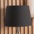 Pacific Lifestyle Adelaide Tapered Poly Cotton Lampshade 40cm - Black